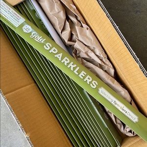 Gold Wedding Sparklers